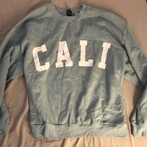 Target CALI Blue Crewneck Sweater